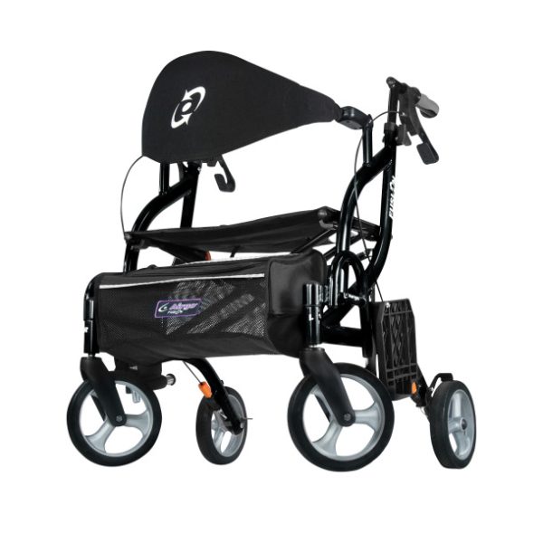 Drive Airgo Fusion F23 Side-Folding Rollator & Transport Chair. Image of the rollator.