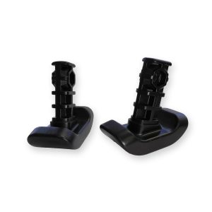 Stander Walker Replacement Glides Set of 2. Image of 2 Stander walker glides.