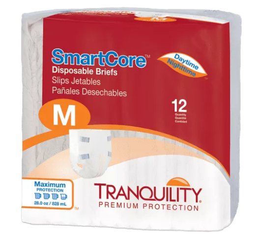 Tranquility SmartCore Disposable Brief Heavy Absorbency