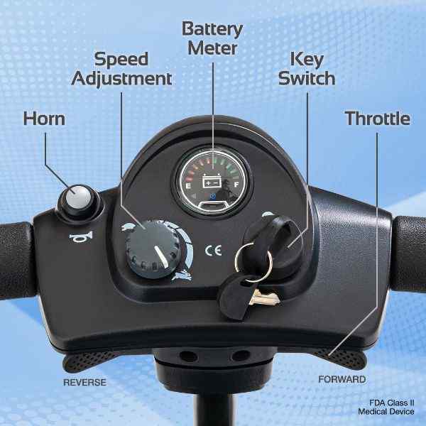 Rascal® Venture 3-Wheel Mobility Scooter - Image 3