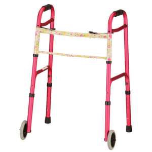 Nova Folding Walker With 5" Wheels