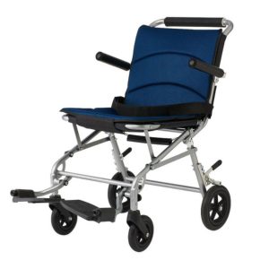 Medline Fold-Flat Aluminum Transport Chair